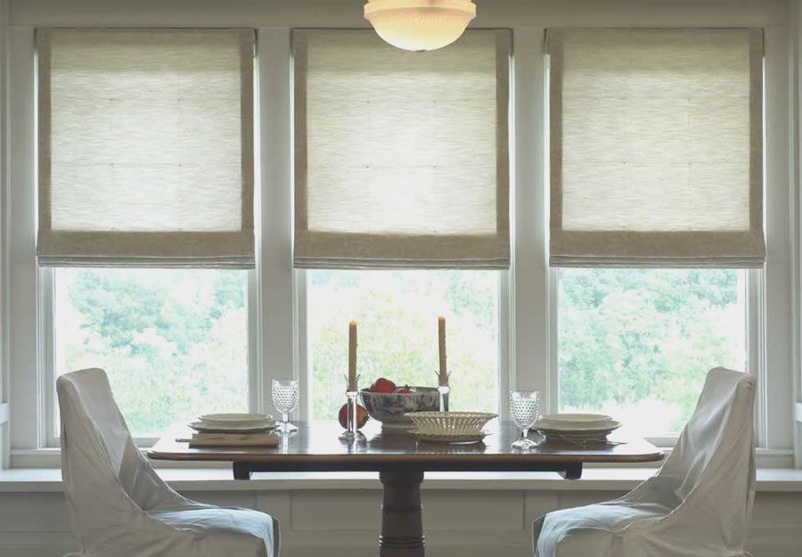 smart home company wa, smart home installation, Beyond HiFi, lutron shading, living room, roman shading, bellevue washington