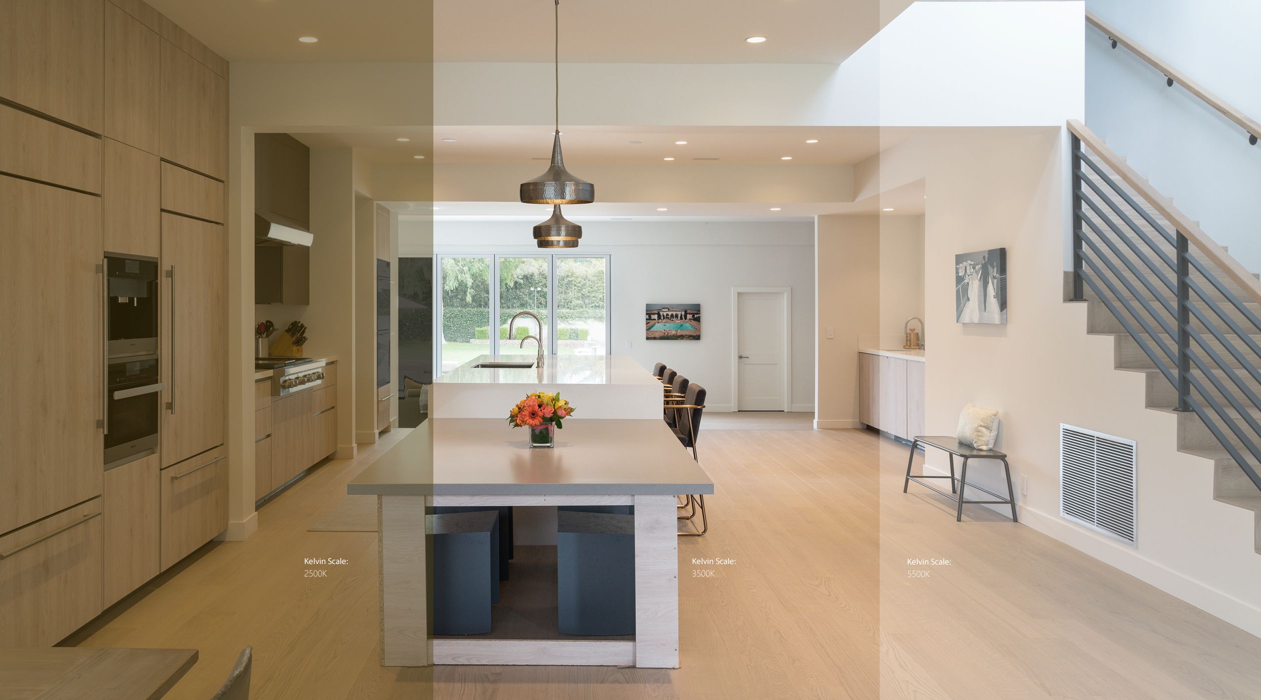 smart home company wa, smart home installation, Beyond HiFi, lutron shading, living room, mansion, bellevue washington